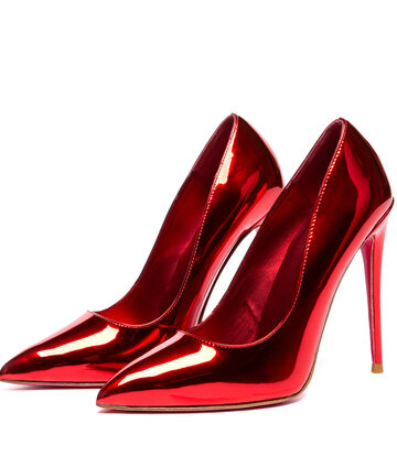 Giaro Giaro TAYA RED METALLIC PUMPS