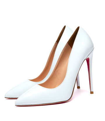 Giaro Giaro TAYA WIT GLANZENDE PUMPS