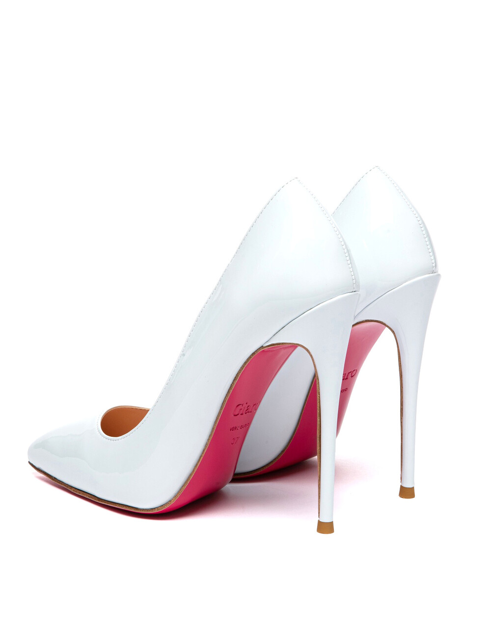 Giaro Giaro TAYA WIT GLANZENDE PUMPS