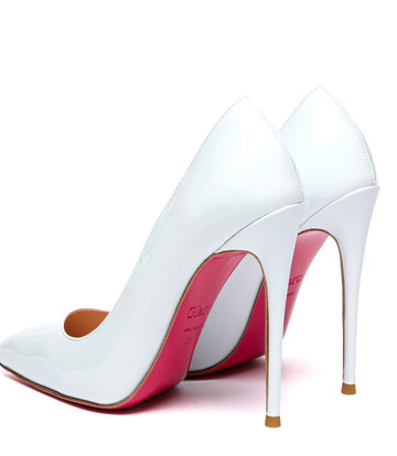 Giaro Giaro TAYA WHITE SHINY PUMPS