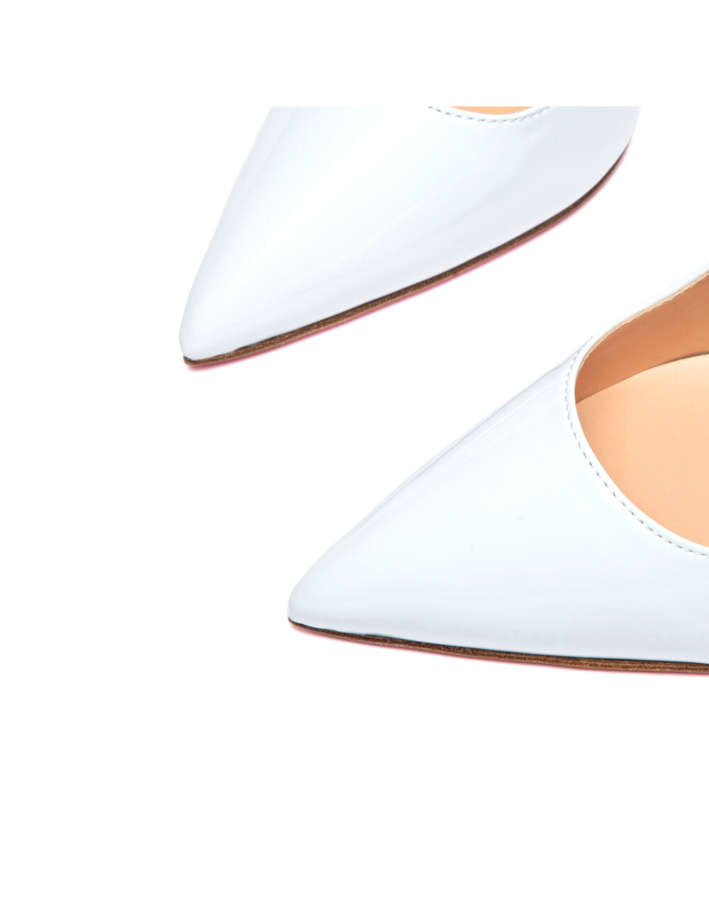 Giaro Giaro TAYA WHITE SHINY PUMPS