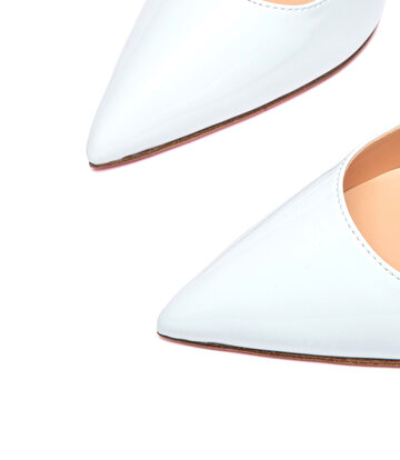 Giaro Giaro TAYA WHITE SHINY PUMPS