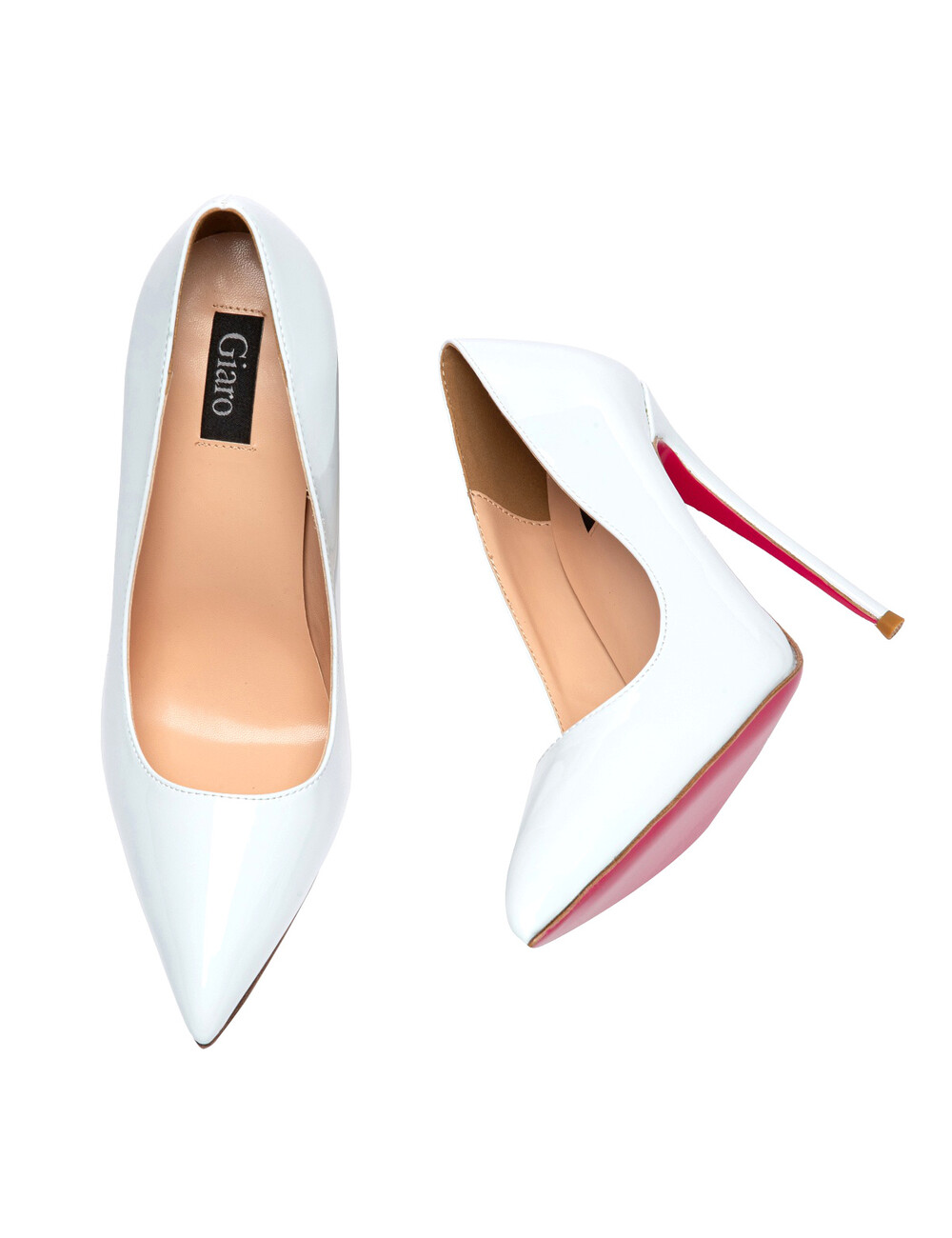 Giaro Giaro TAYA WEISS GLÄNZENDE PUMPS