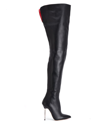 Sanctum Shoes High Italian crotch boots JULIETTE with stiletto heels in genuine Nappa leather