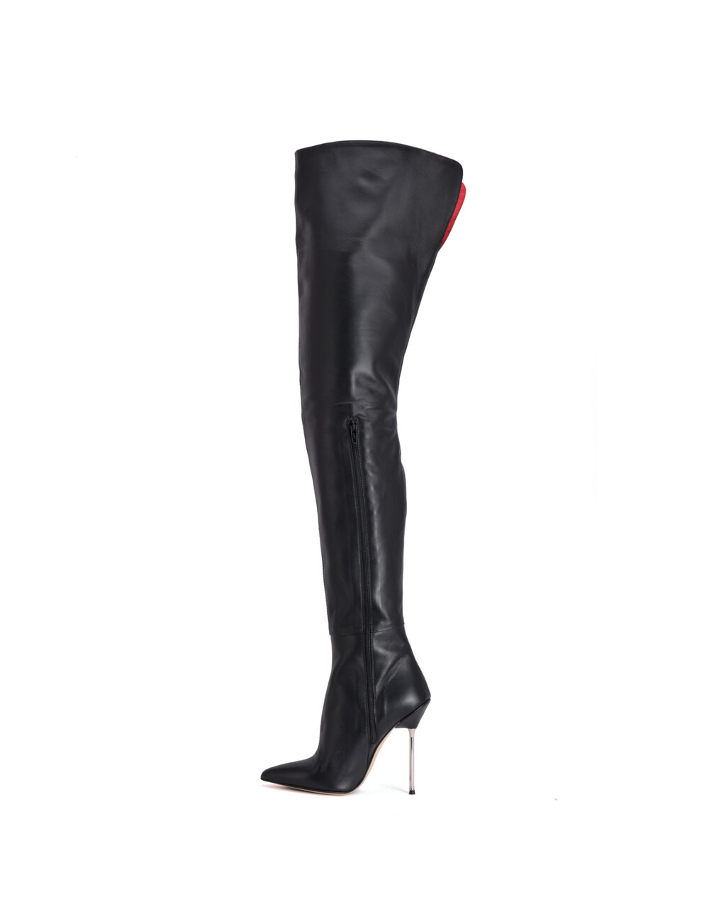 Sanctum Shoes Hoge Italiaanse lieslaarzen JULIETTE met stilettohakken van echt nappaleer