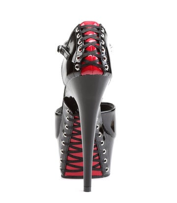 Pleaser Shoes Pleaser Shoes DEVIOUS DELIGHT-660FH BLACK SHINY