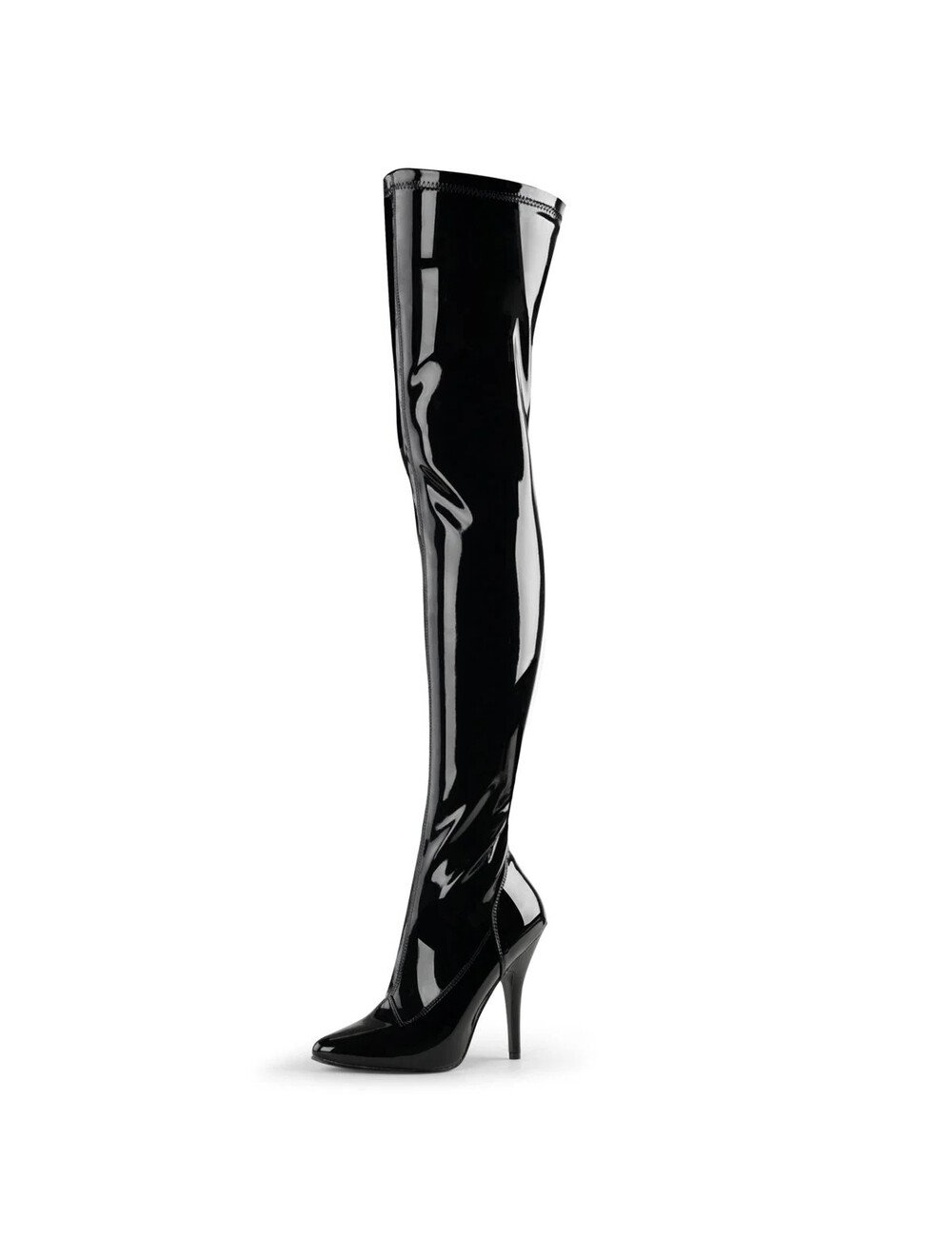 Pleaser Shoes Pleaser Shoes DEVIOUS SEDUCE-3000 BLACK SHINY