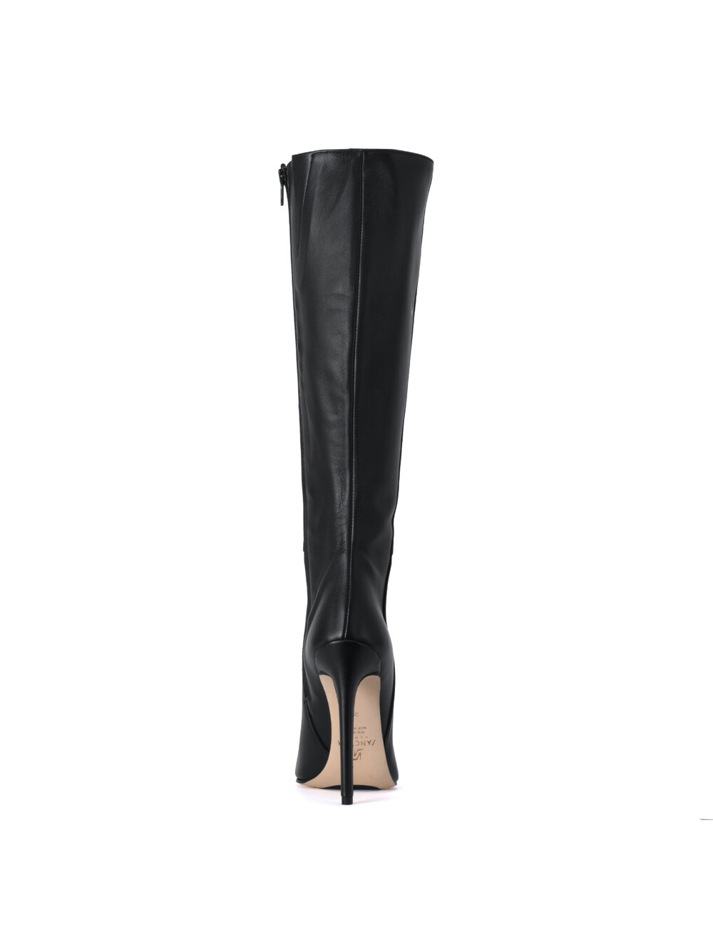 Sanctum Shoes Hoge Italiaanse knielaarzen VESTA met naaldhakken in echt leer