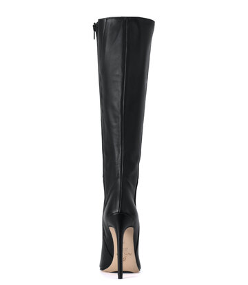 Sanctum Shoes Hoge Italiaanse knielaarzen VESTA met naaldhakken in echt leer