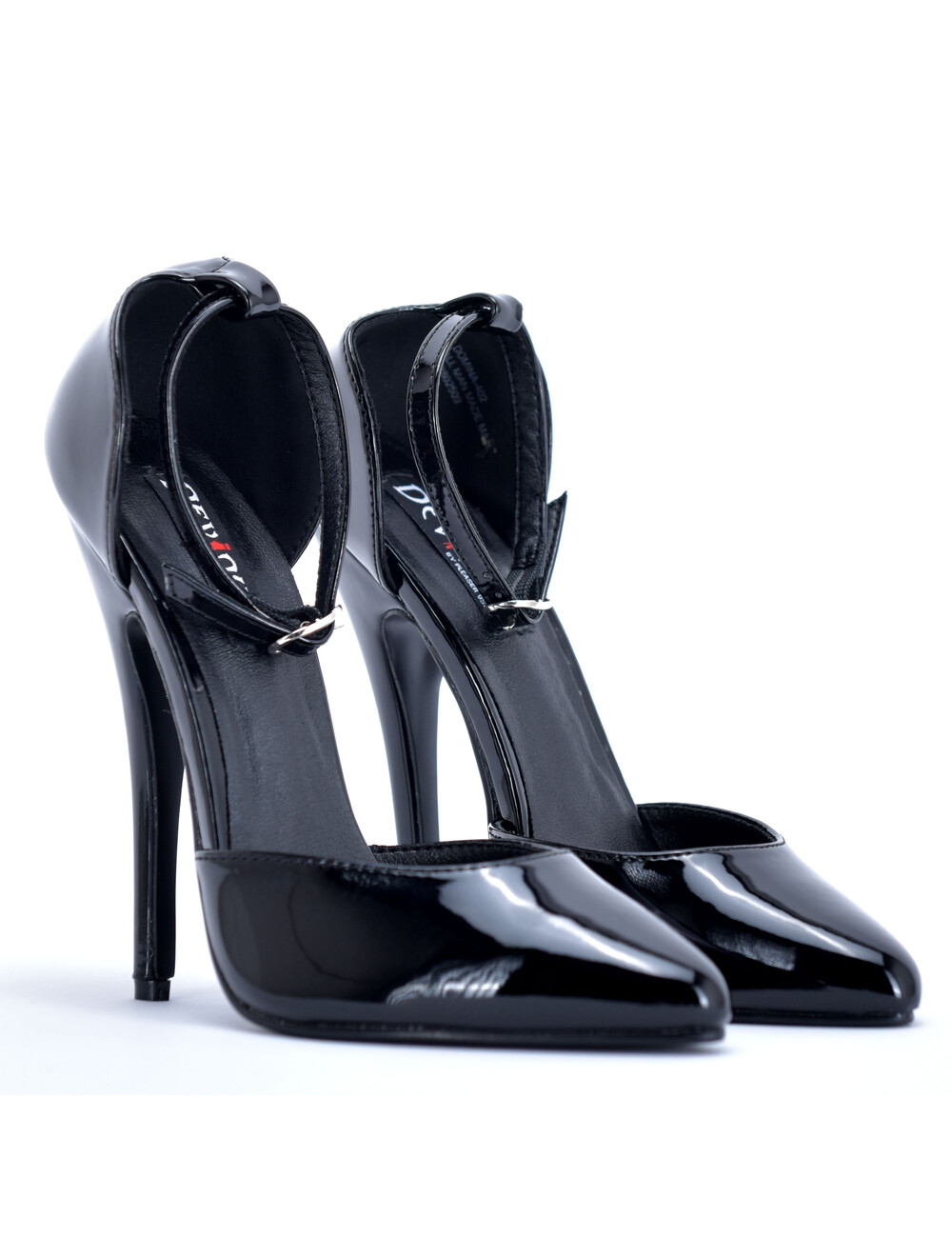 Pleaser Shoes Pleaser Shoes DEVIOUS DOMINA-402 BLACK SHINY