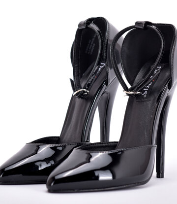 Pleaser Shoes Pleaser Shoes DEVIOUS DOMINA-402 BLACK SHINY