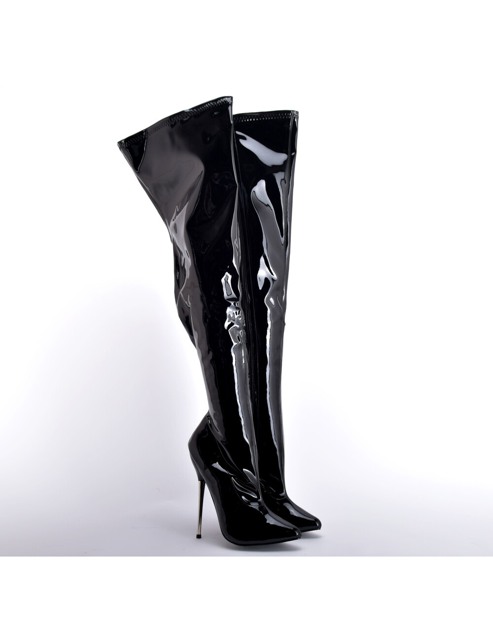 Pleaser Shoes Pleaser Shoes DEVIOUS DAGGER-3000 SCHWARZ GLANZEND