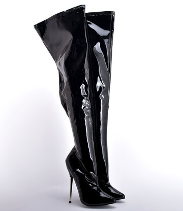 Pleaser Shoes Pleaser Shoes DEVIOUS DAGGER-3000 SCHWARZ GLANZEND