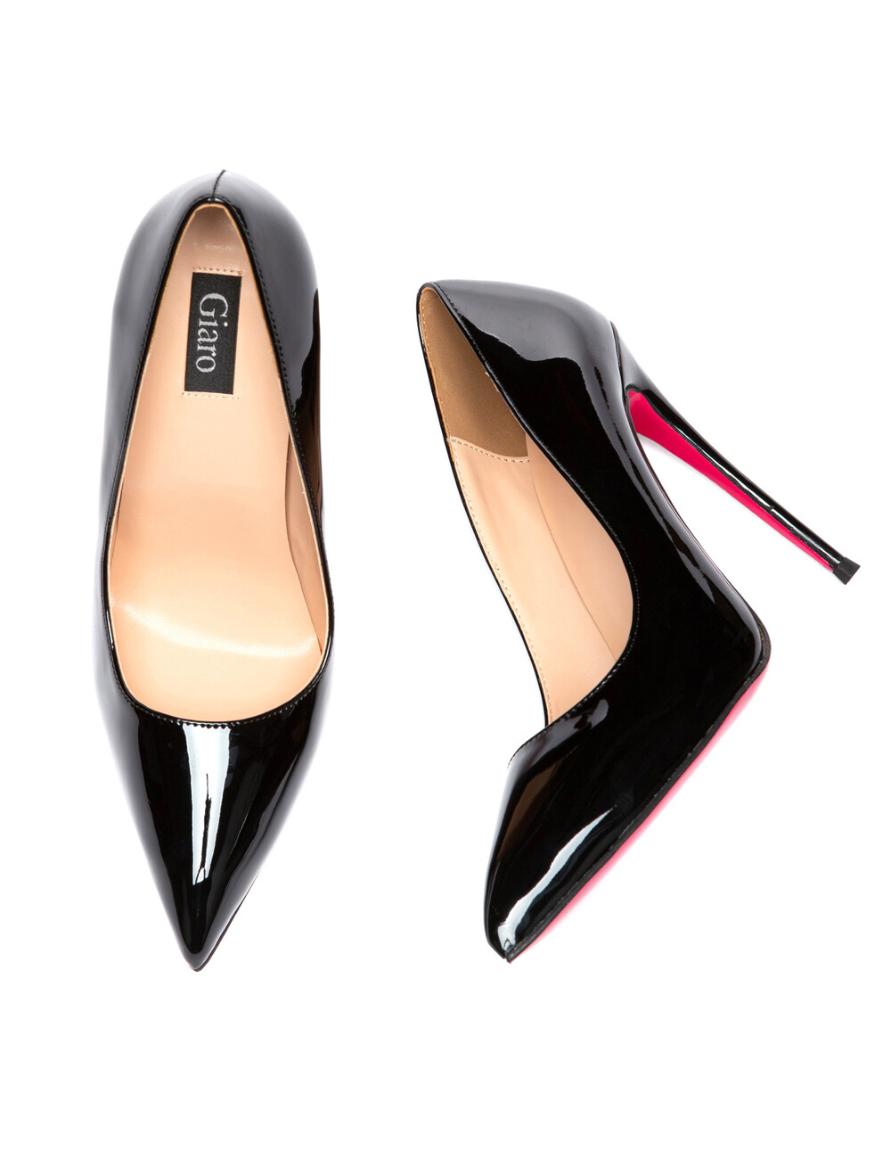 Giaro Giaro TAYA BLACK SHINY PUMPS