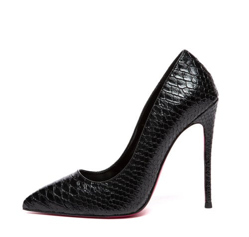 Giaro TAYA BLACK SNAKE PUMPS