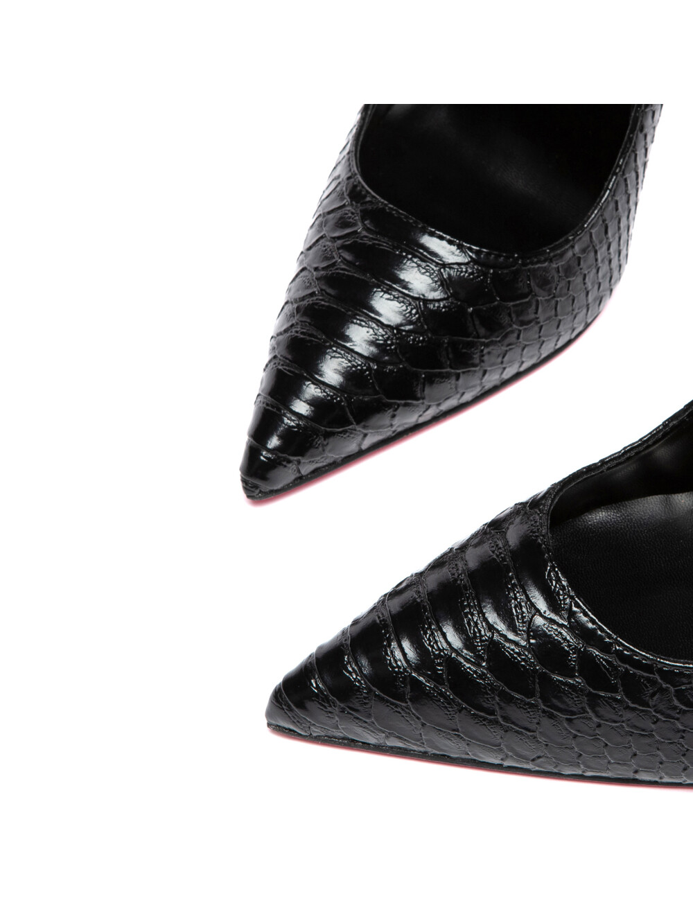 Giaro Giaro TAYA BLACK SNAKE PUMPS