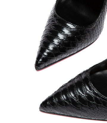 Giaro Giaro TAYA BLACK SNAKE PUMPS