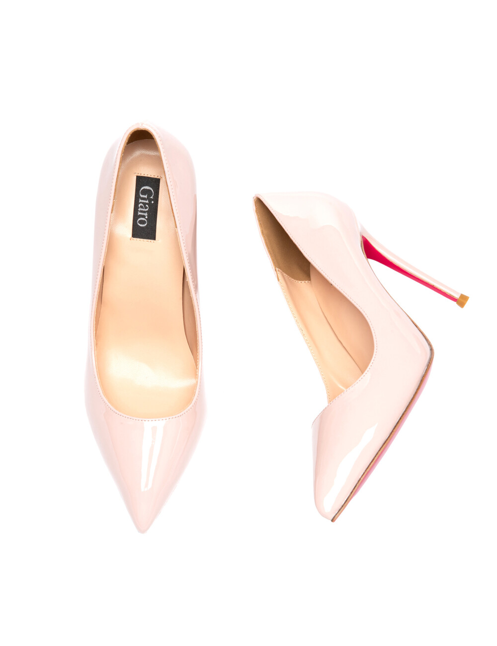 Giaro Giaro TAYA-10 NUDE SHINY PUMPS