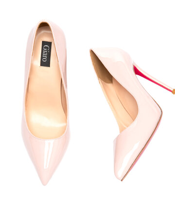 Giaro Giaro TAYA-10 NUDE GLANZEND PUMPS