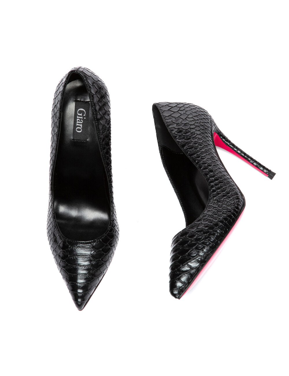 Giaro Giaro TAYA-10 BLACK SNAKE PUMPS