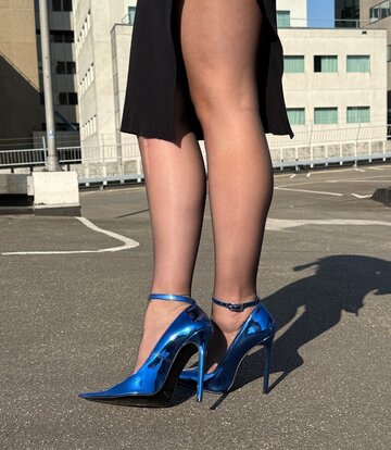 Sanctum Shoes Sanctum - Anne Blue Pumps with 12cm stiletto heels