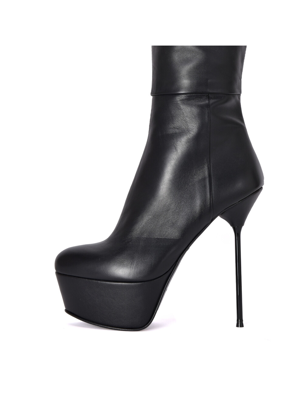 Sanctum Shoes High Italian crotch boots ISABELLA with platform in real leather