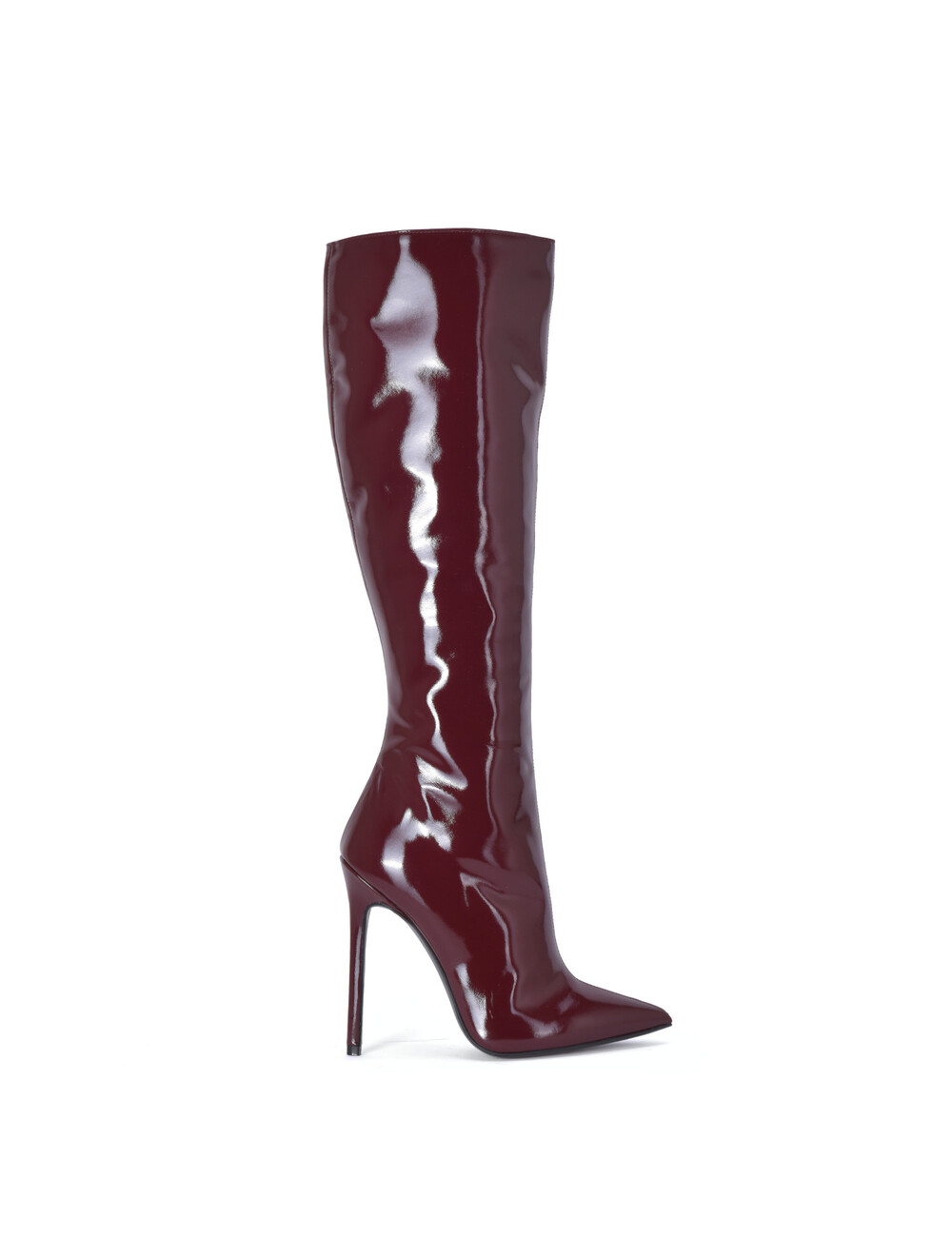 Sanctum Shoes Sanctum Shoes VESTA KNIESTIEFEL BORDO ROSSO LACKIERT - Edizione Speciale