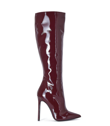 Sanctum Shoes Sanctum Shoes VESTA KNEE BOOTS BORDO ROSSO PATENT - Edizione Speciale