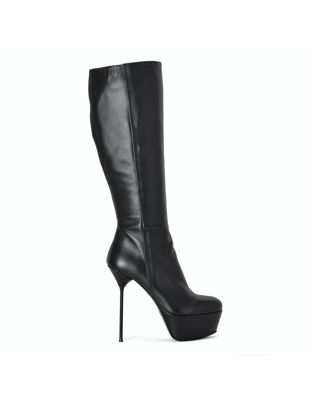 Sanctum Shoes Italienische Kniestiefel ISADORA mit Plateau aus Echtleder