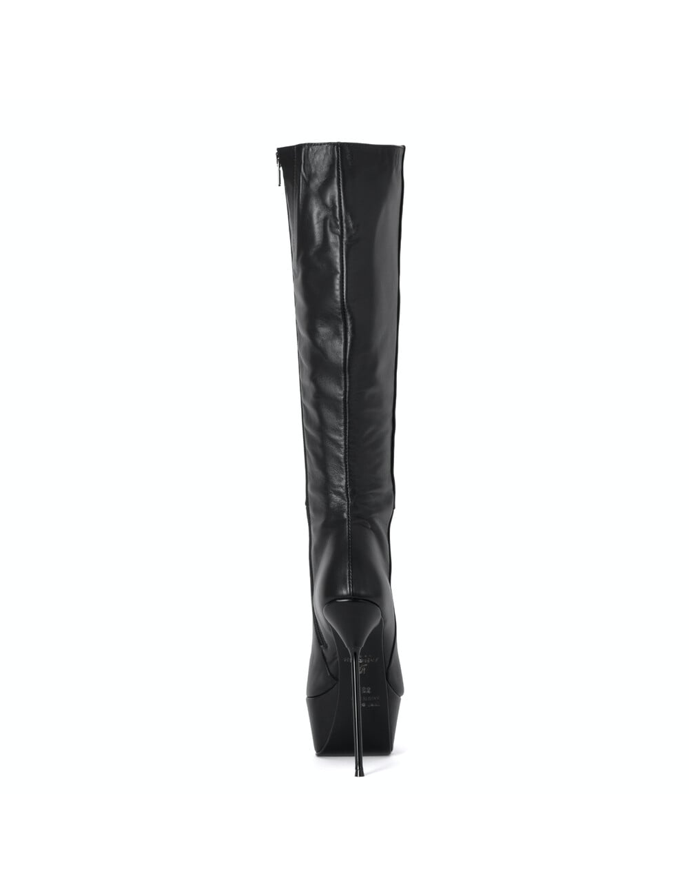 Sanctum Shoes Italian knee boots ISADORA with platform in real leather