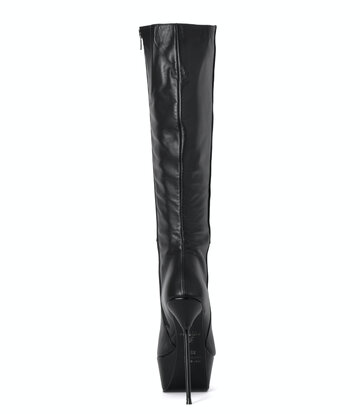 Sanctum Shoes Italiaanse knielaarzen ISADORA met plateauzool van echt leer