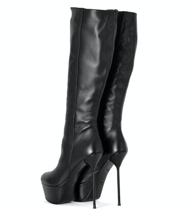 Sanctum Shoes Italienische Kniestiefel ISADORA mit Plateau aus Echtleder