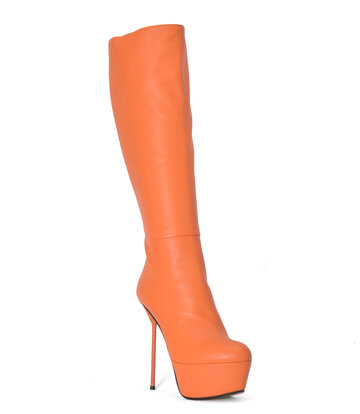 Sanctum Shoes Sanctum Shoes ISADORA KNEE STIEFEL NAPPA ARANCIO - Edizione Speciale