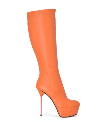 Sanctum Shoes Sanctum Shoes ISADORA KNIELAARZEN NAPPA ARANCIO - Edizione Speciale