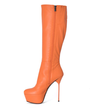 Sanctum Shoes Sanctum Shoes ISADORA KNIELAARZEN NAPPA ARANCIO - Edizione Speciale