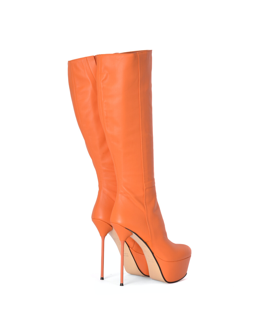 Sanctum Shoes Sanctum Shoes ISADORA KNIELAARZEN NAPPA ARANCIO - Edizione Speciale