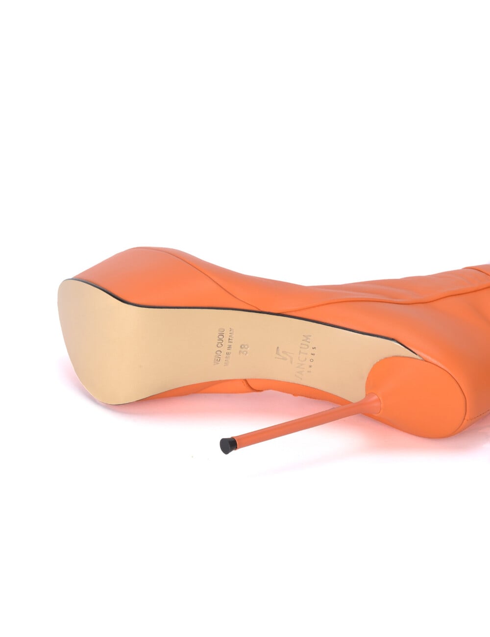 Sanctum Shoes Sanctum Shoes ISADORA KNEE BOOTS NAPPA ARANCIO - Edizione Speciale