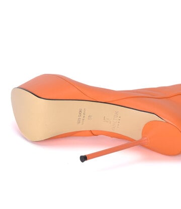 Sanctum Shoes Sanctum Shoes ISADORA KNEE BOOTS NAPPA ARANCIO - Edizione Speciale