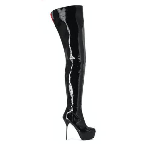 Sanctum Shoes ISABELLA CROTCH BOOTS BLACK PATENT