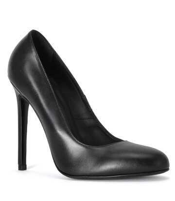 Sanctum Shoes Sanctum Shoes VALERIE ZWART MAT GEITENLEER PUMPS MET RONDE NEUS