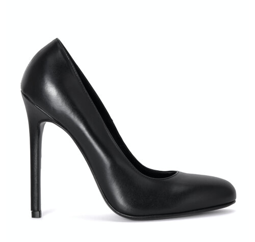 Sanctum Shoes VALERIE SCHWARZE MATT-PUMPS AUS ZIEGENLEDER MIT RUNDER NENSE