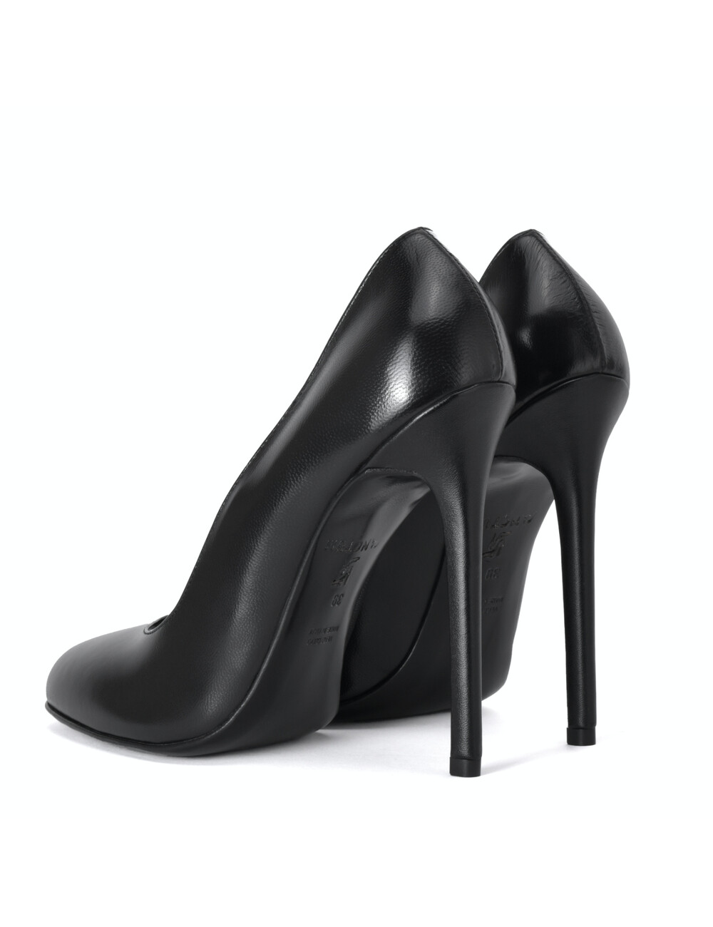Sanctum Shoes Sanctum Shoes  VALERIE BLACK MATTE GOAT LEATHER ROUND NOSED PUMPS
