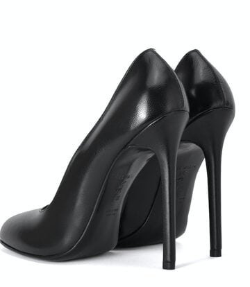 Sanctum Shoes Sanctum Shoes  VALERIE BLACK MATTE GOAT LEATHER ROUND NOSED PUMPS