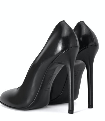 Sanctum Shoes Sanctum Shoes VALERIE SCHWARZE MATT-PUMPS AUS ZIEGENLEDER MIT RUNDER NENSE