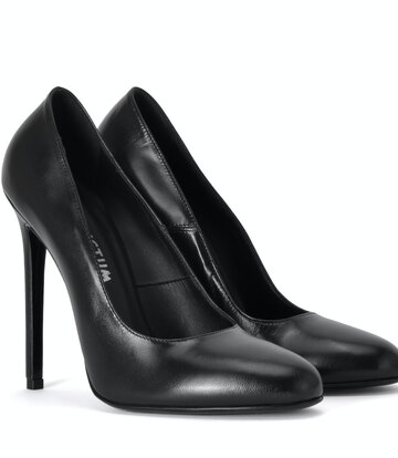 Sanctum Shoes Sanctum Shoes VALERIE SCHWARZE MATT-PUMPS AUS ZIEGENLEDER MIT RUNDER NENSE