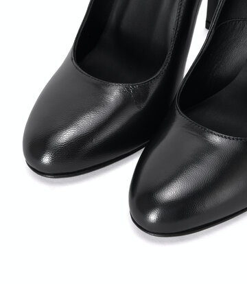 Sanctum Shoes Sanctum Shoes VALERIE SCHWARZE MATT-PUMPS AUS ZIEGENLEDER MIT RUNDER NENSE