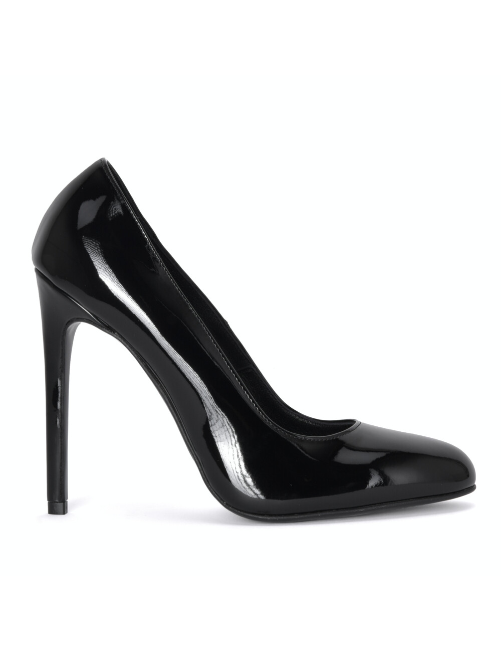 Sanctum Shoes Sanctum Shoes  VALERIE BLACK SHINY PATENT LEATHER ROUND NOSED PUMPS
