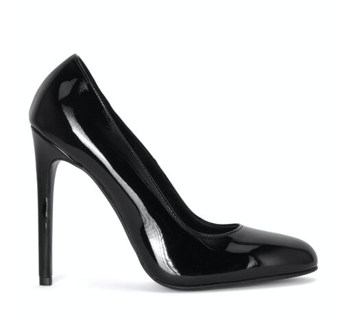 Sanctum Shoes VALERIE SCHWARZE, GLÄNZENDE PUMPS AUS LACKLEDER MIT RUNDER NENSE