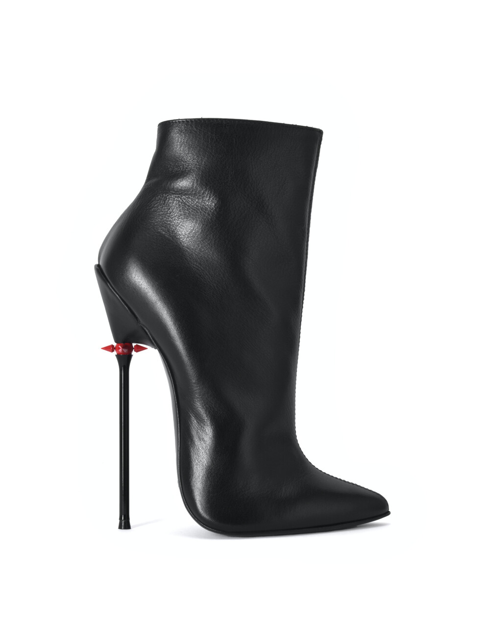 Sanctum Shoes Sanctum Shoes HOLLY RED ALERT EDITION ANKLE BOOTS BLACK CALFSKIN