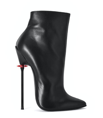 Sanctum Shoes Sanctum Shoes HOLLY RED ALERT EDITION ANKLE BOOTS BLACK CALFSKIN
